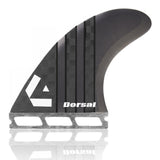 DORSAL Surfboard Fins Carbon Hexcore Thruster Set (3) Honeycomb FUT