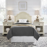 Chambre Twin Headboard and Two Nightstands by homestyles