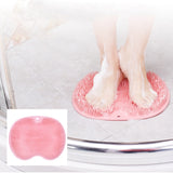 Foot Washing Brush Silicone Bath Foot Massage Pad Mat