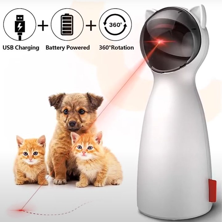 Automatic Cat Laser Pointer Toy