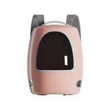 INSTACHEW Petpod Pet Carrier (White & Peach), Built-in Fan, Pet Bag,