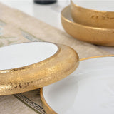 Ceramic Gold dipped Dining Set