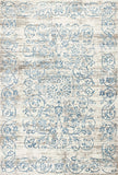 5' x 7'  Polypropylene Ivory or Blue Area Rug