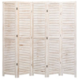 3-Panel Room Divider White 41.3"x64.7" Wood