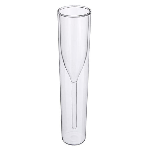 Champagne Glass  Double Wall Glasses Flutes Goblet