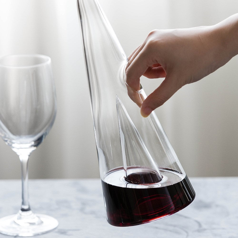 Creative Handmade Glass Wine Decanter Crystal Red