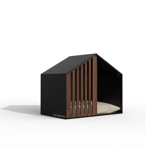 INSTACHEW ENKEL PET HOUSE (Black & White), Modern Design, Durable
