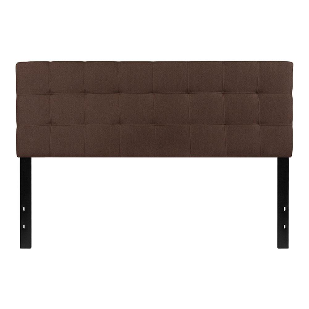 Bedford Tufted Upholstered Queen Size Headboard in Fabric