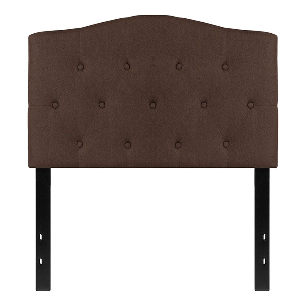 Cambridge Tufted Upholstered Twin Size Headboard in Fabric
