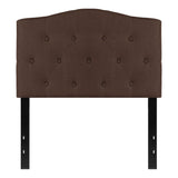 Cambridge Tufted Upholstered Twin Size Headboard in Fabric