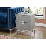 Monarch Specialties Accent, End, Night stand, Side Table, 2 Drawers,