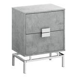 Monarch Specialties Accent, End, Night stand, Side Table, 2 Drawers,