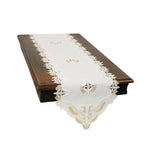 XD18214 Anais Elegant Lace Embroidered Cutwork Table Runner