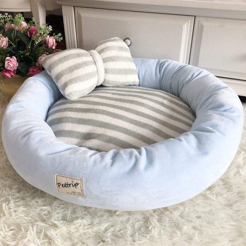 Round Warm Pet Bed