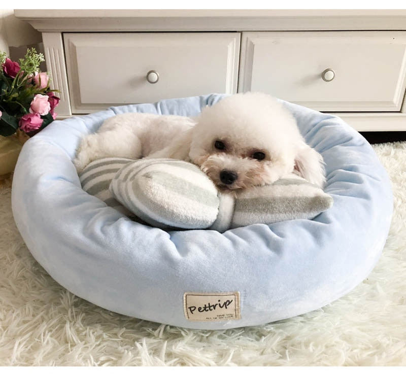 Round Warm Pet Bed