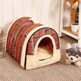 Brick-Patterned Pet House