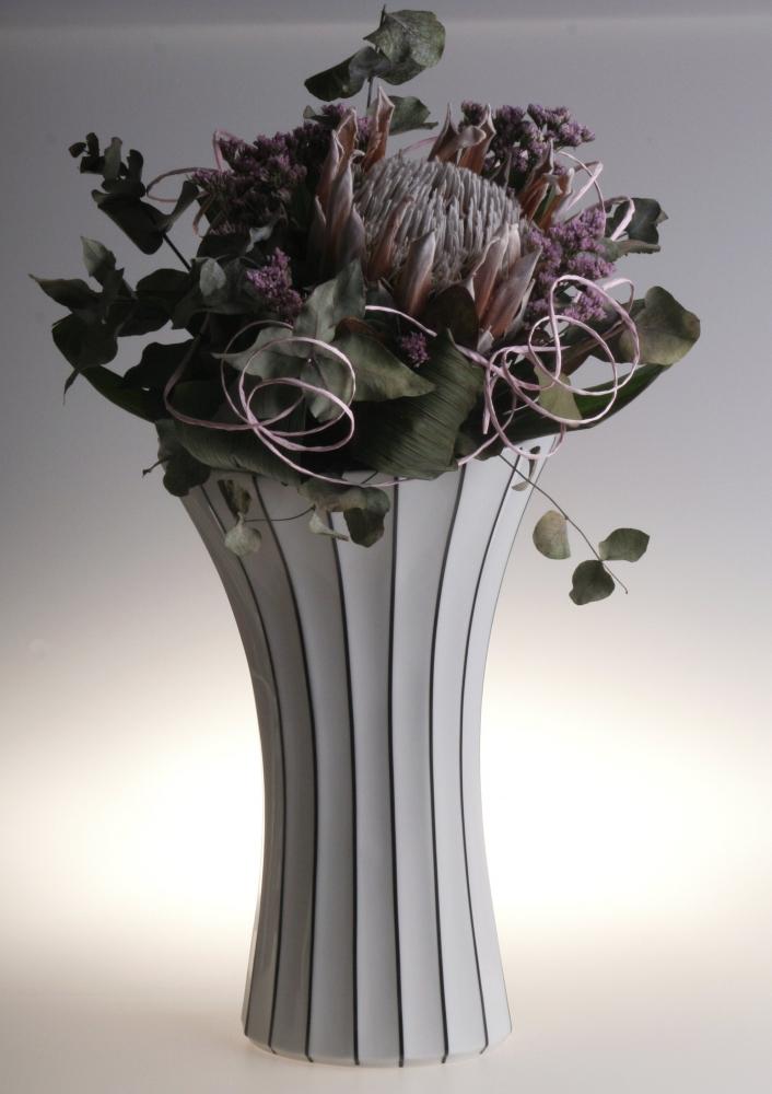White Retro Style Porcelain Flower Vase l 12”