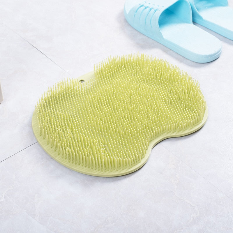 Foot Washing Brush Silicone Bath Foot Massage Pad Mat