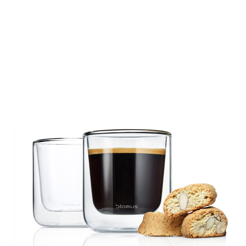 Blomus 63653 Insulated Coffee Tea Glasses, Set of 2