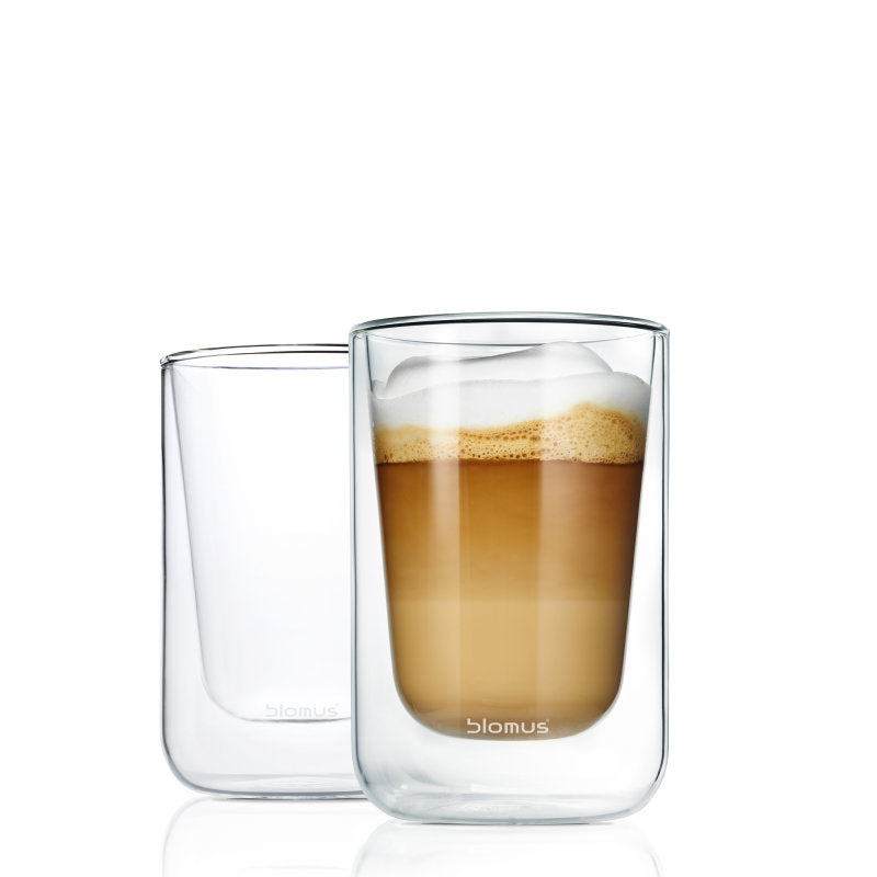 Blomus 63654 Insulated Cappuccino Tea Glasses, Set of 2