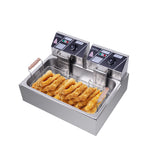 220-240V 5KW Max Stainless Steel Large Electric Fryer
