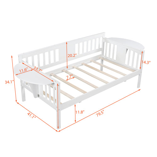 Twin size Daybed with Twin Rails