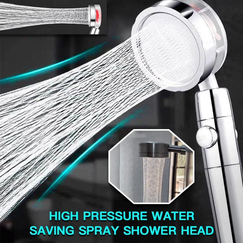 High Pressure Water Saving Spray Shower Head 360 Rotated Rainfall