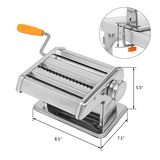 Dual-Blade Stainless Steel Noodle Pasta Maker Machine