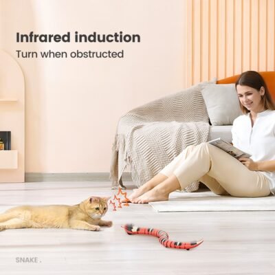 Trend Lency Smart Sensing Snake Electron Interactive Cat Toys