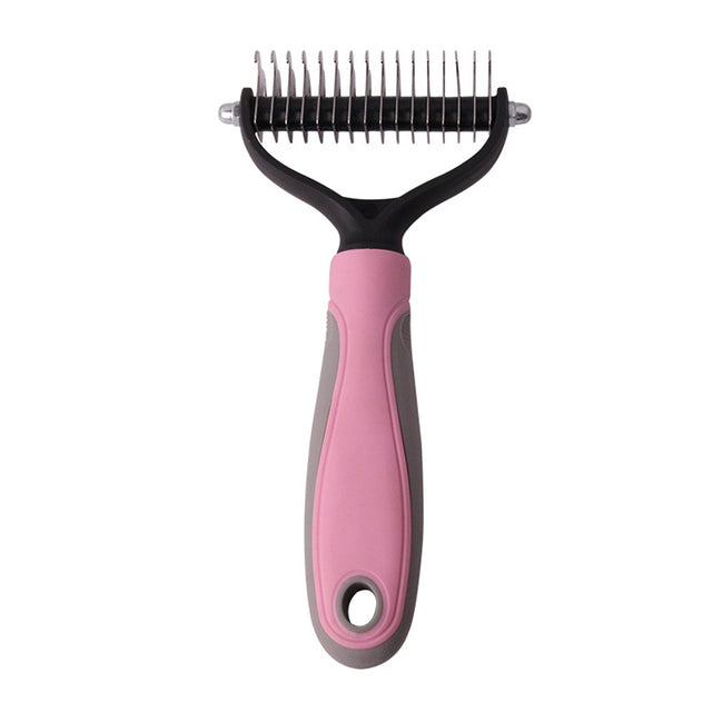 Pet Dog Cat Hair Removal Comb Brush Grooming Tool