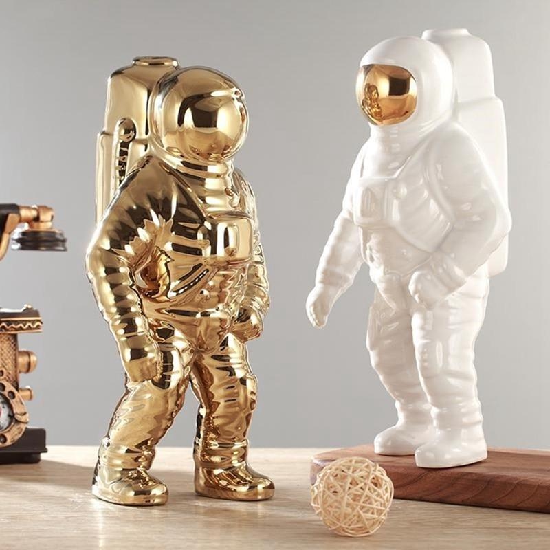 Astronaut Sculpture Vase