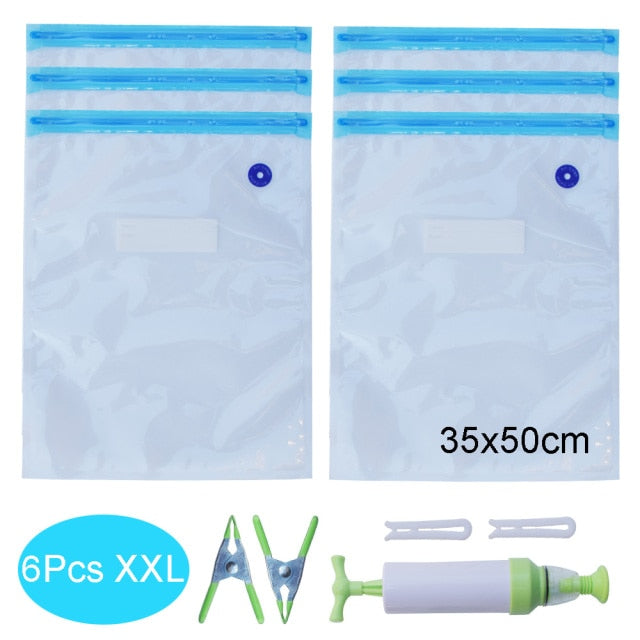 Reusable Vacuum Bags Sealer Kit