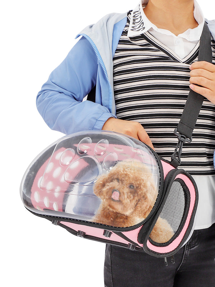 Transparent Carrier For Cat Kitten Puppy Transportation