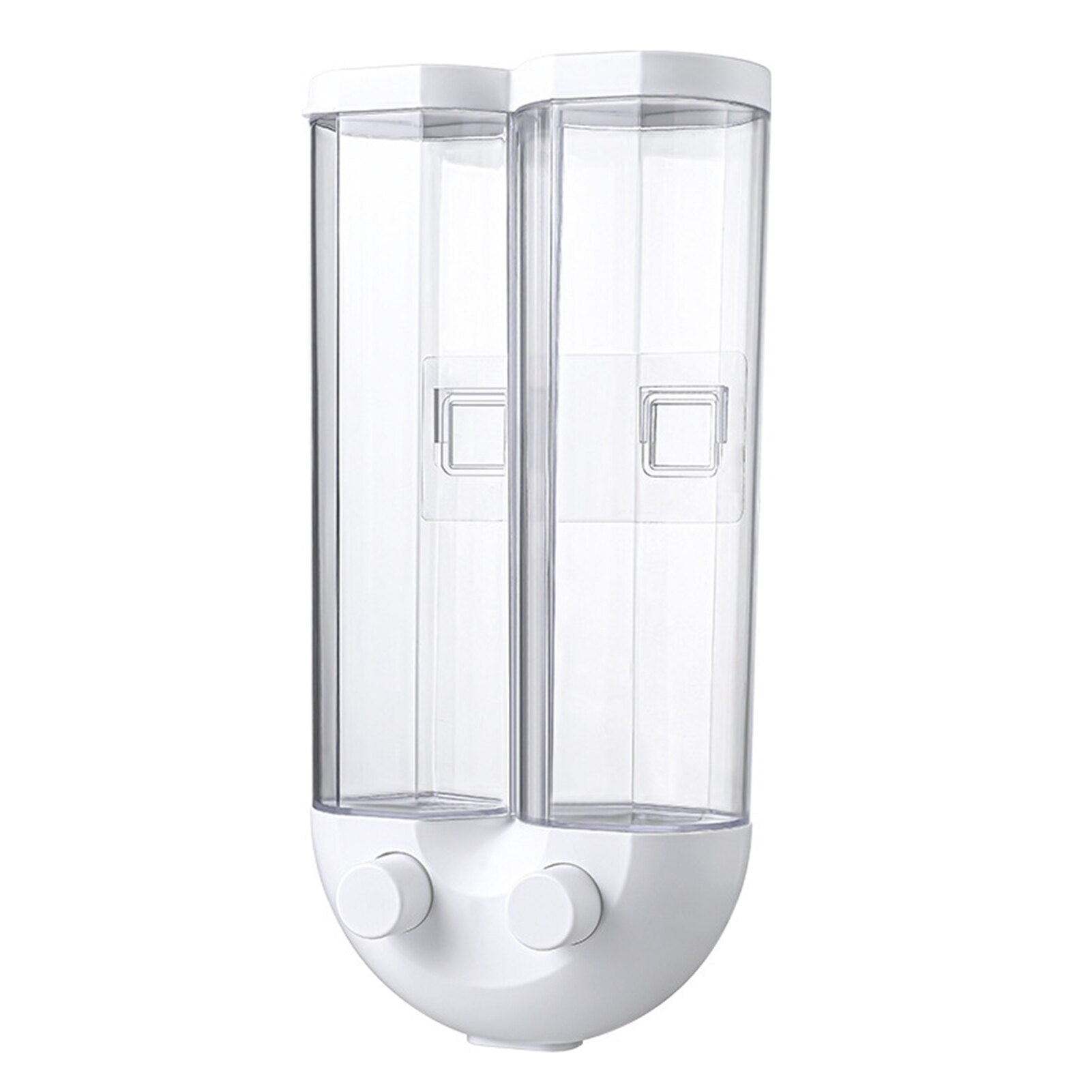 Double Wall Mounted Food Dispenser Storage Container