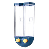 Double Wall Mounted Food Dispenser Storage Container