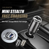 Mini Quick Charger Car Adapter 30W
