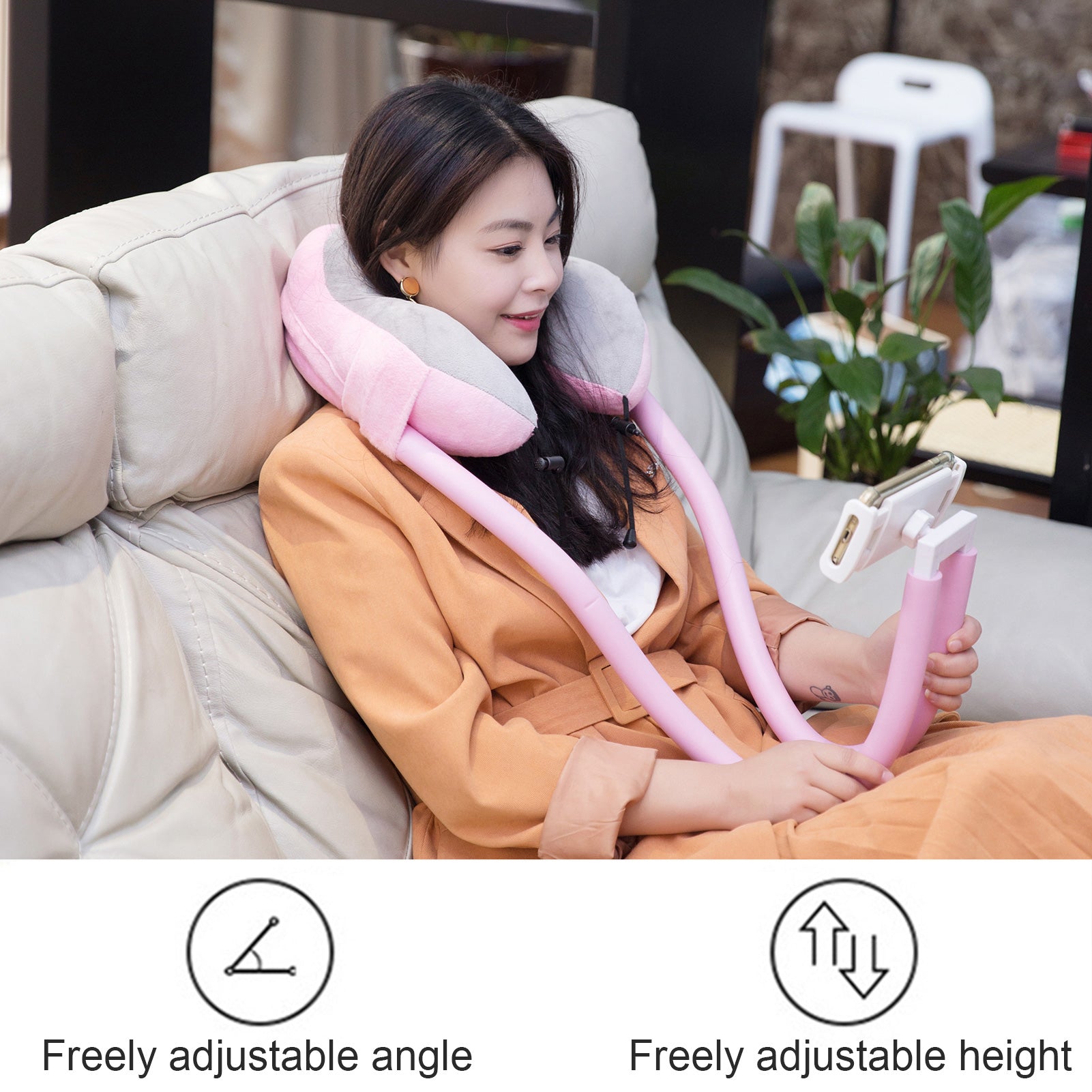 U-shaped Pillow Lazy Phone Holder