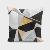 Geometry  Gold Cushion/Pillow